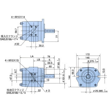 IPH-4B-32-20 ギヤポンプ(IPポンプ) 1台 NACHI(不二越) 【通販サイトMonotaRO】 07010035